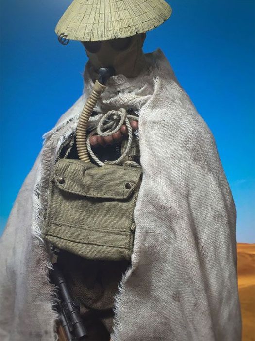 Художник создает фигурки постапокалиптических солдат