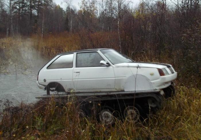 «Таврия»-вездеход: Как из скромной малолитражки сделать доступный гусеничный внедорожник