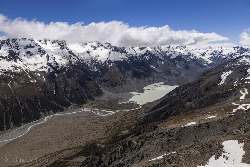 Пейзажи Южного острова в Новой Зеландии