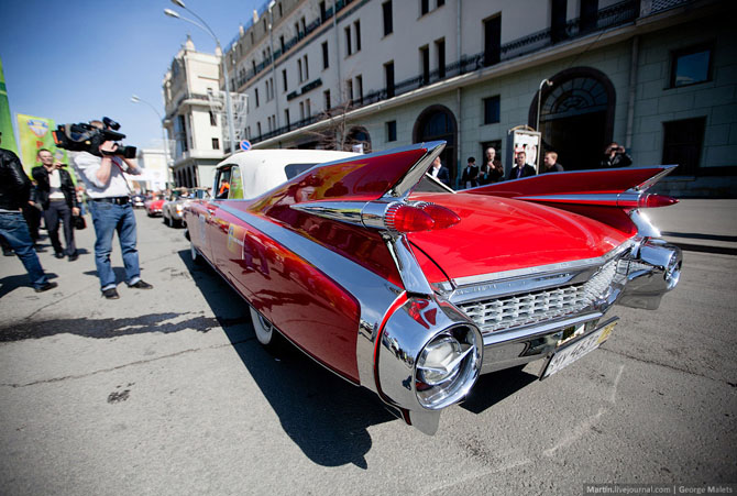 Ретро-ралли в Москве