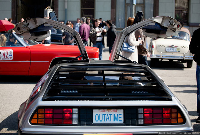 Ретро-ралли в Москве