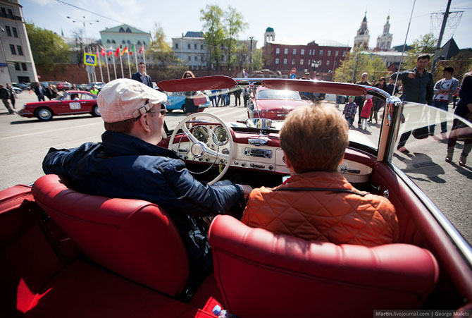 Ретро-ралли в Москве