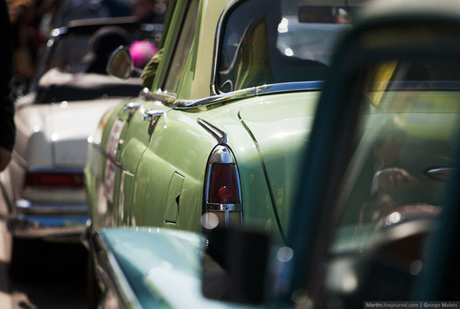 Ретро-ралли в Москве