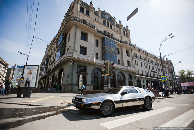 Ретро-ралли в Москве