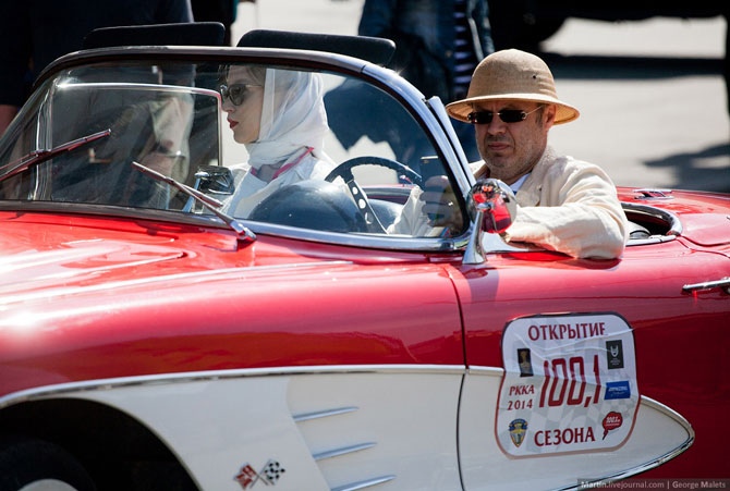 Ретро-ралли в Москве