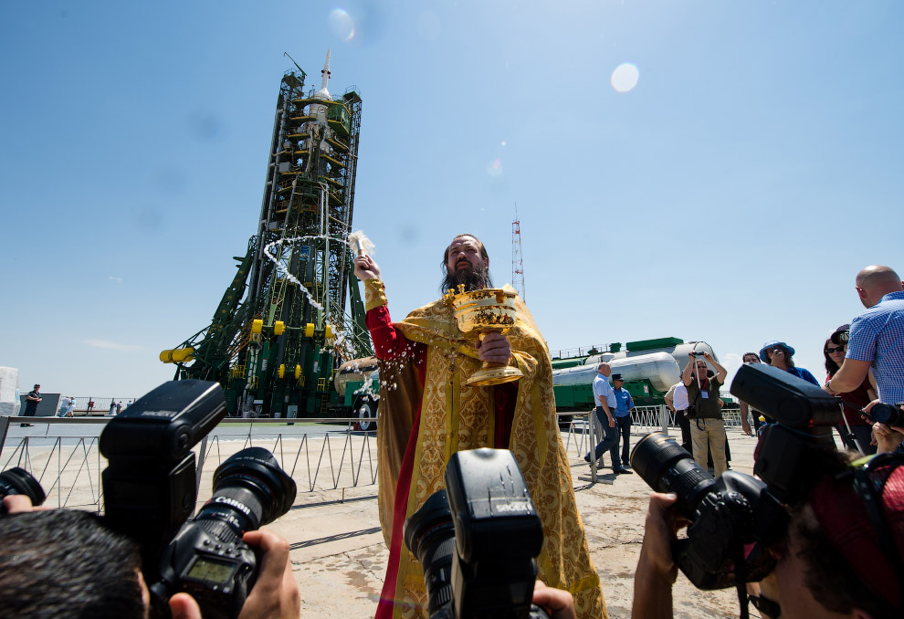 Старт космического корабля «Союз ТМА-13М»