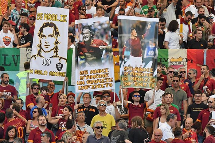 Прощальный матч итальянского футболиста Франческо Тотти