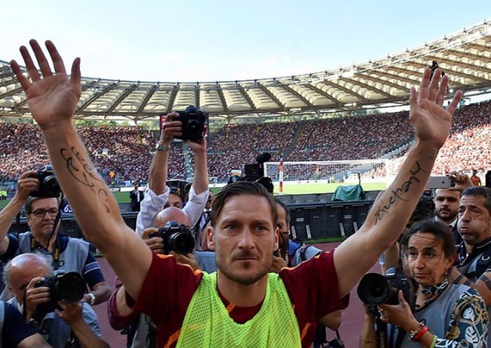 Прощальный матч итальянского футболиста Франческо Тотти