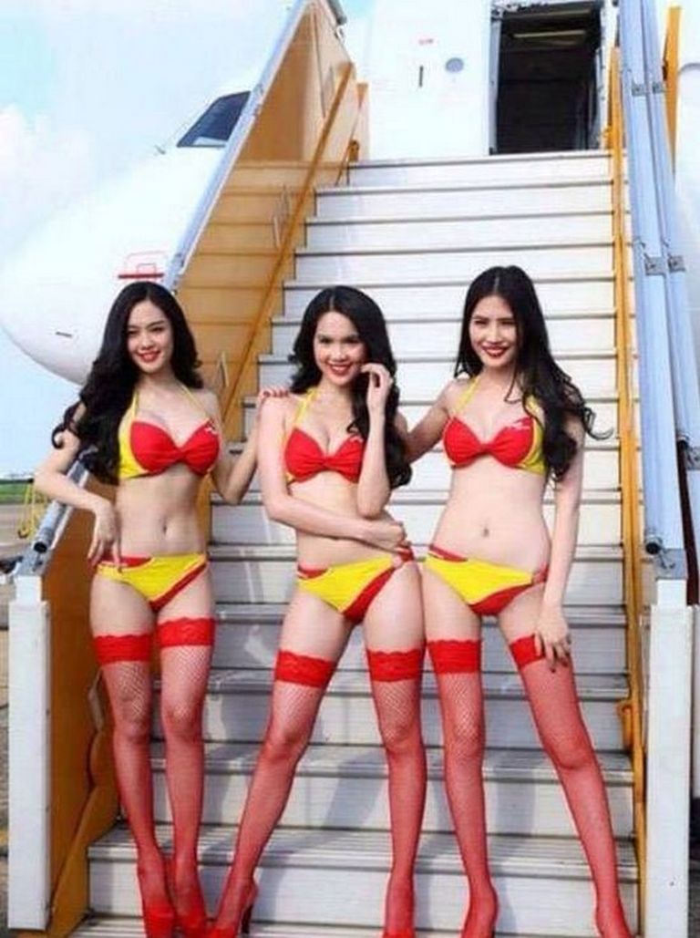 Реклама вьетнамского авиаперевозчика VietJet (7 фото)