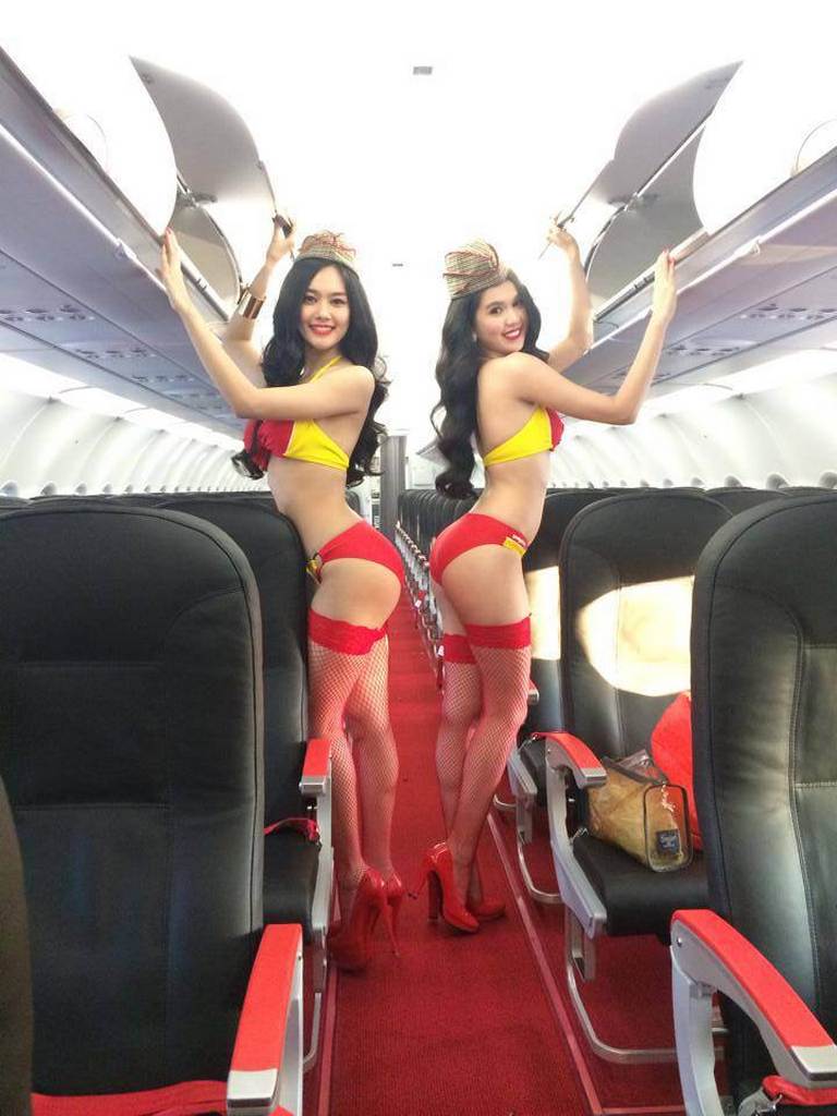 Реклама вьетнамского авиаперевозчика VietJet (7 фото)