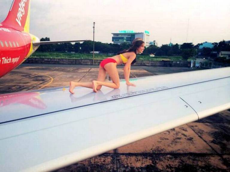 Реклама вьетнамского авиаперевозчика VietJet (7 фото)
