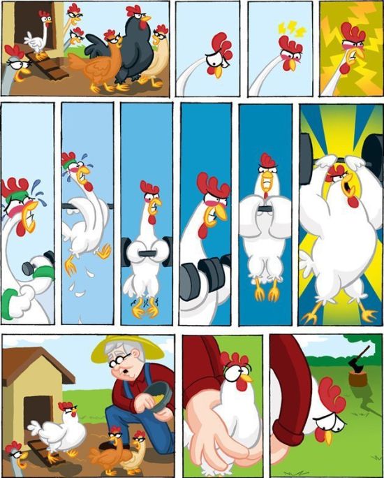 Смешные комиксы