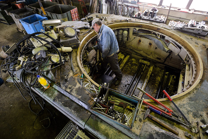 Кладбище танков под Берлином