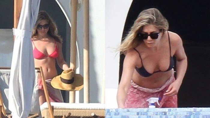 На пляже почти без макияжа российские и зарубежные звезды в купальниках