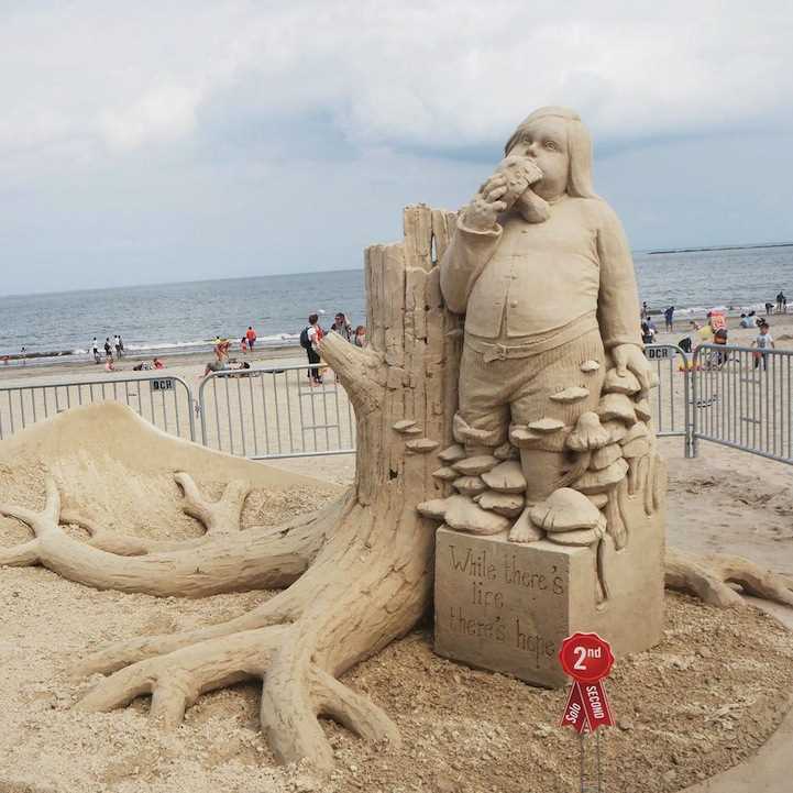 Поразительные скульптуры из песка, созданные во время фестиваля в Бостоне