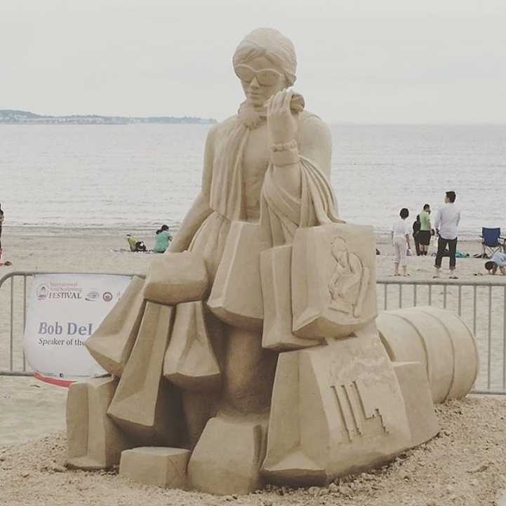 Поразительные скульптуры из песка, созданные во время фестиваля в Бостоне
