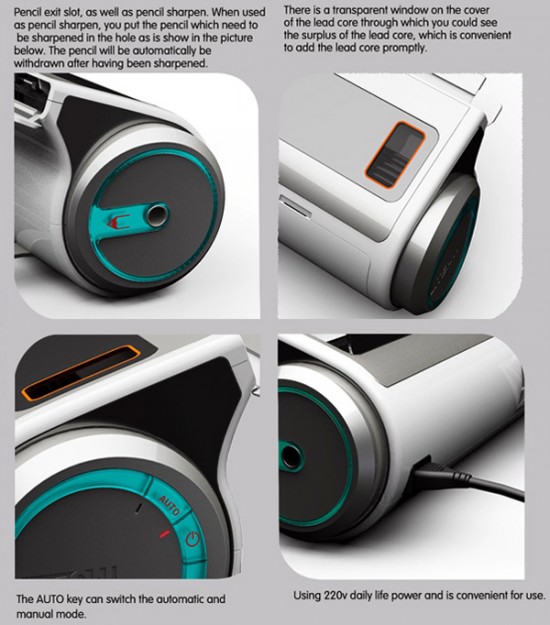 Принтер, печатающий карандаши (5 фото)