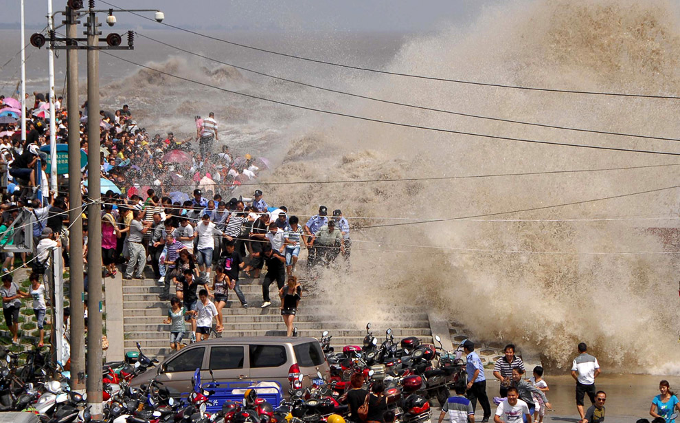 Приливная волна: против течения