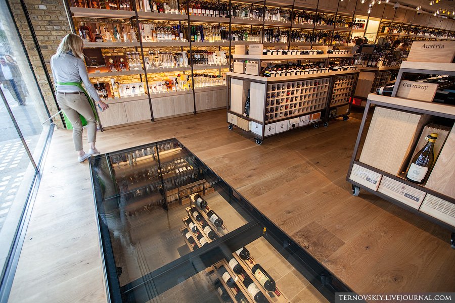 Элитный винный магазин в Лондоне