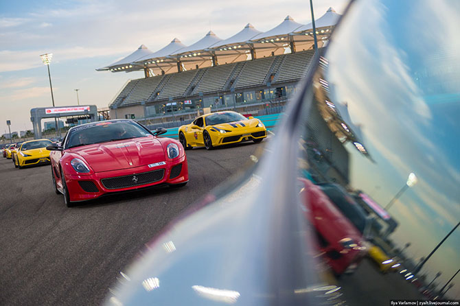 Как прошло соревнование Феррари Челлендж в Абу-Даби