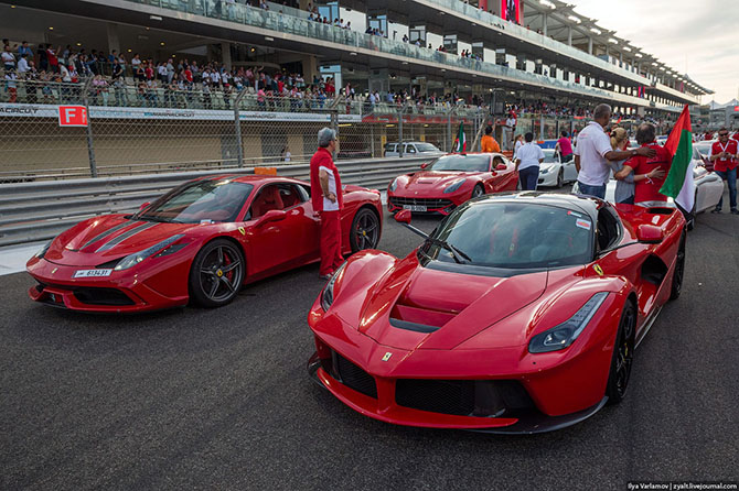 Как прошло соревнование Феррари Челлендж в Абу-Даби