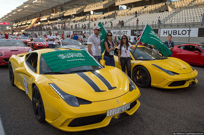 Как прошло соревнование Феррари Челлендж в Абу-Даби