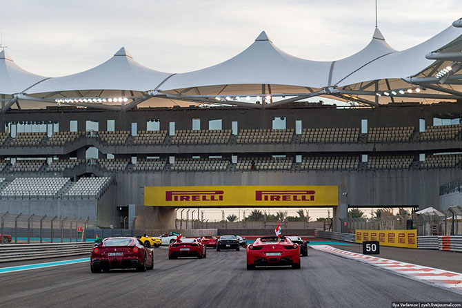 Как прошло соревнование Феррари Челлендж в Абу-Даби