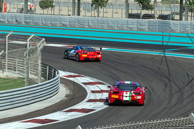 Как прошло соревнование Феррари Челлендж в Абу-Даби