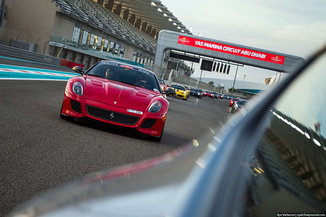 Как прошло соревнование Феррари Челлендж в Абу-Даби
