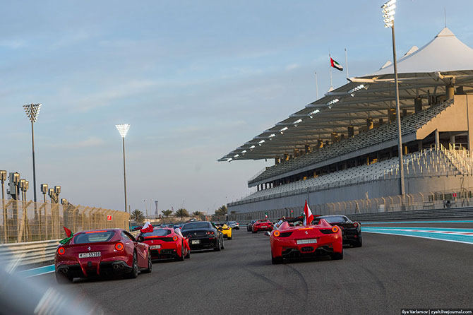 Как прошло соревнование Феррари Челлендж в Абу-Даби