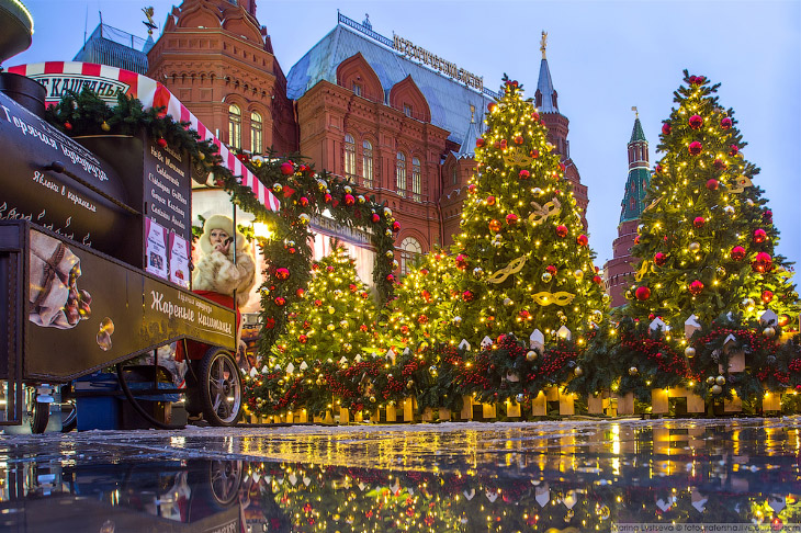 Прогулка по новогодней Москве 2017