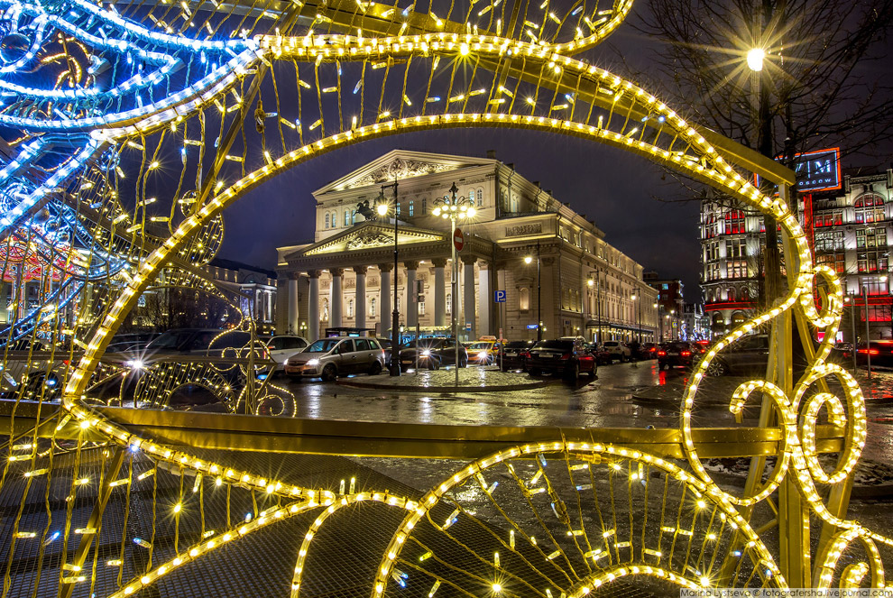 Прогулка по новогодней Москве 2017