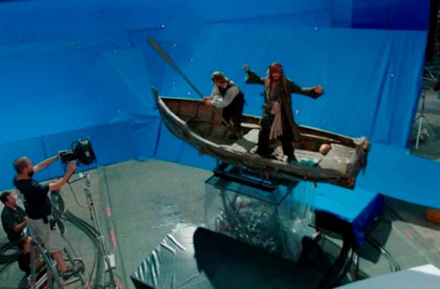 Пираты Карибского моря до и после спецэффектов Пираты Карибского моря до и после спецэффектов